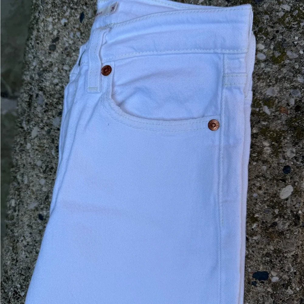 Ralph Lauren Classic White Denim Size 25 - Picture 6 of 7
